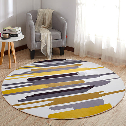 Skorter | Creative Boys Bedroom Rug Multi Colors Optical Illusion Rug Polypropylene Non-slip Pet-friendly Washable Rug