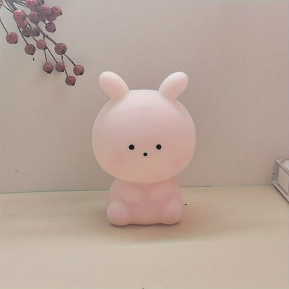 Skorter | BunnyBright - Large Head Rabbit LED Table Lamp with Battery Operation and Anime Design