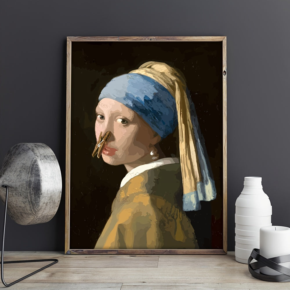 Skorter | 1pcs Large Size, Fun Bathroom Wall Poster - Waterproof, No Frames Included, 15.7"x11.4" (40x29cm)