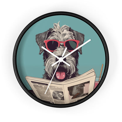 Skorter | Reading Newspaper Wall clock