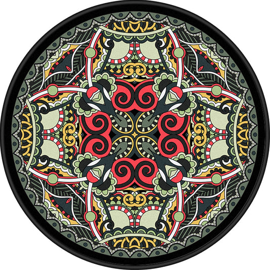 Skorter | European Moroccan Carpet Multicolor symmetrical pattern carpet non-slip pet-friendly machine washable carpet for the bedroom