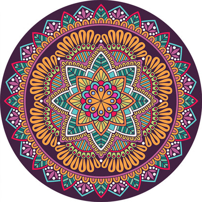 Skorter | Exclusive Moroccan Rug Multi Color Tribal Flower Rug pet-friendly machine washable non-slip rug for room