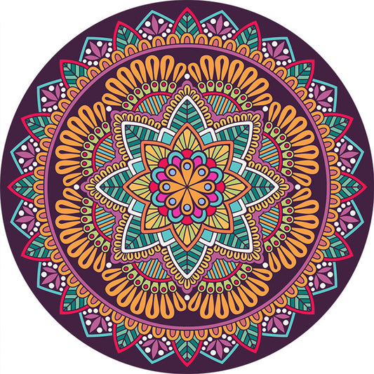 Skorter | Exclusive Moroccan Rug Multi Color Tribal Flower Rug pet-friendly machine washable non-slip rug for room