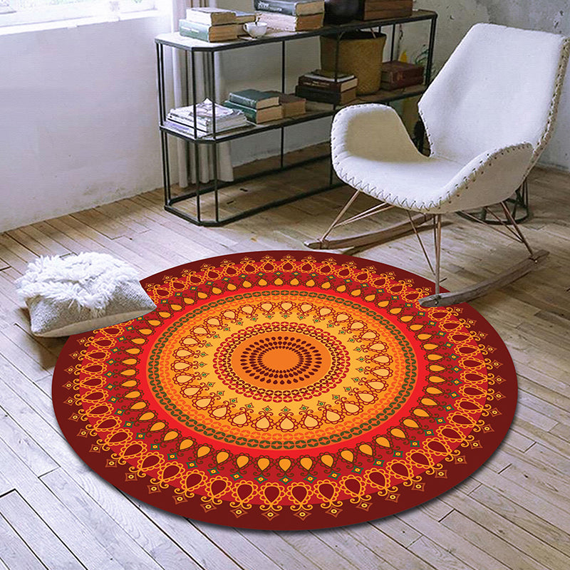 Skorter | Exclusive Moroccan Rug Multi Color Tribal Flower Rug pet-friendly machine washable non-slip rug for room