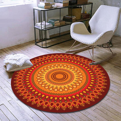 Skorter | Exclusive Moroccan Rug Multi Color Tribal Flower Rug pet-friendly machine washable non-slip rug for room