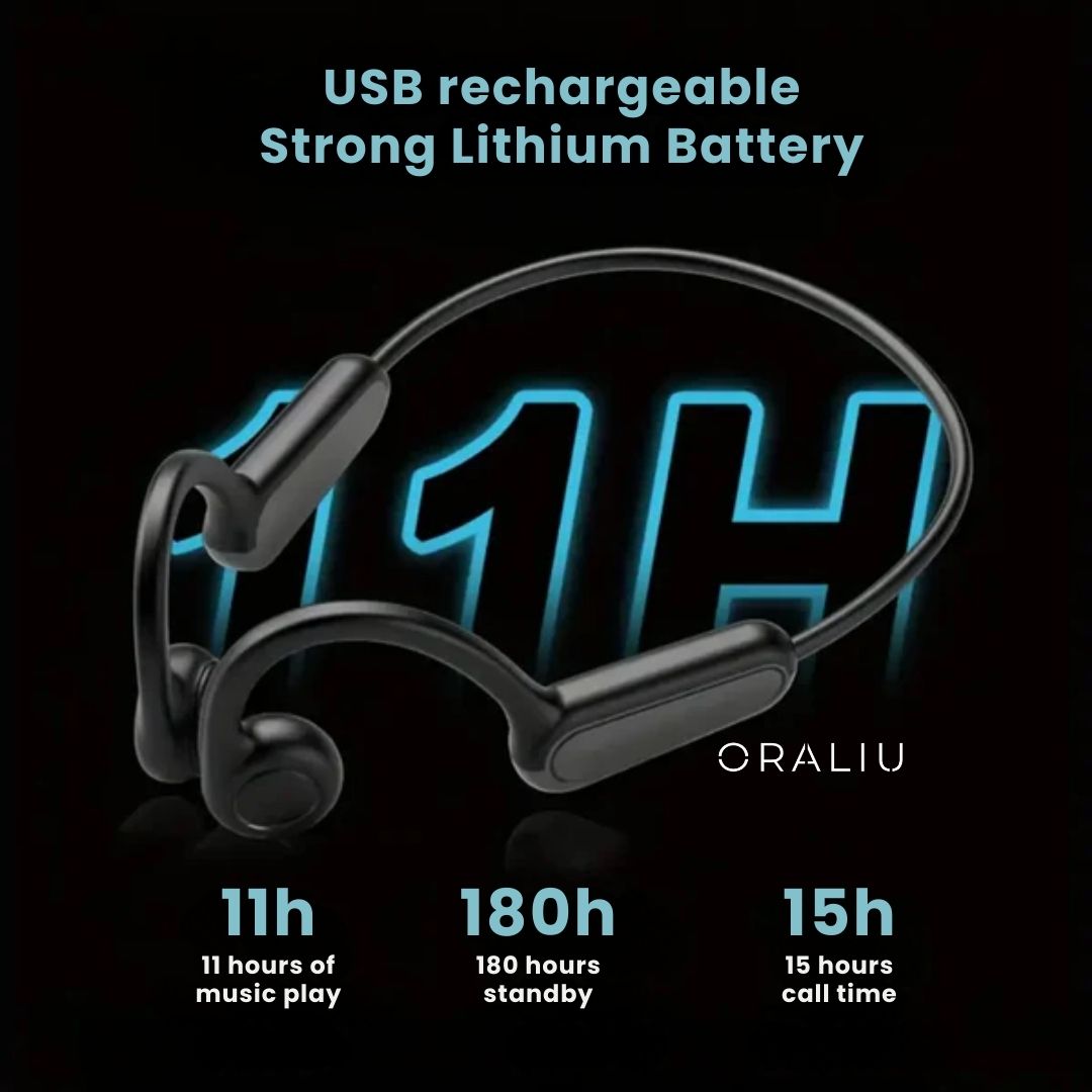 Skorter | Bone Conduction Headphones – Safe & Wireless for Running & Cycling