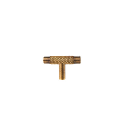 Skorter | Harrison Vintage Brass Knurled Furniture Handles