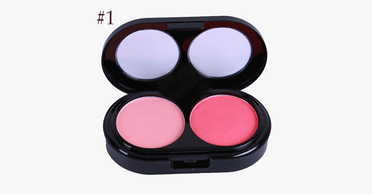 Skorter | 2 Colors Blush Palette – Bring a rosy pink glow to your cheeks