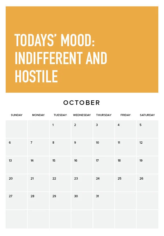 skorter | Being an Adult is Hard 2024 Wall Calendar