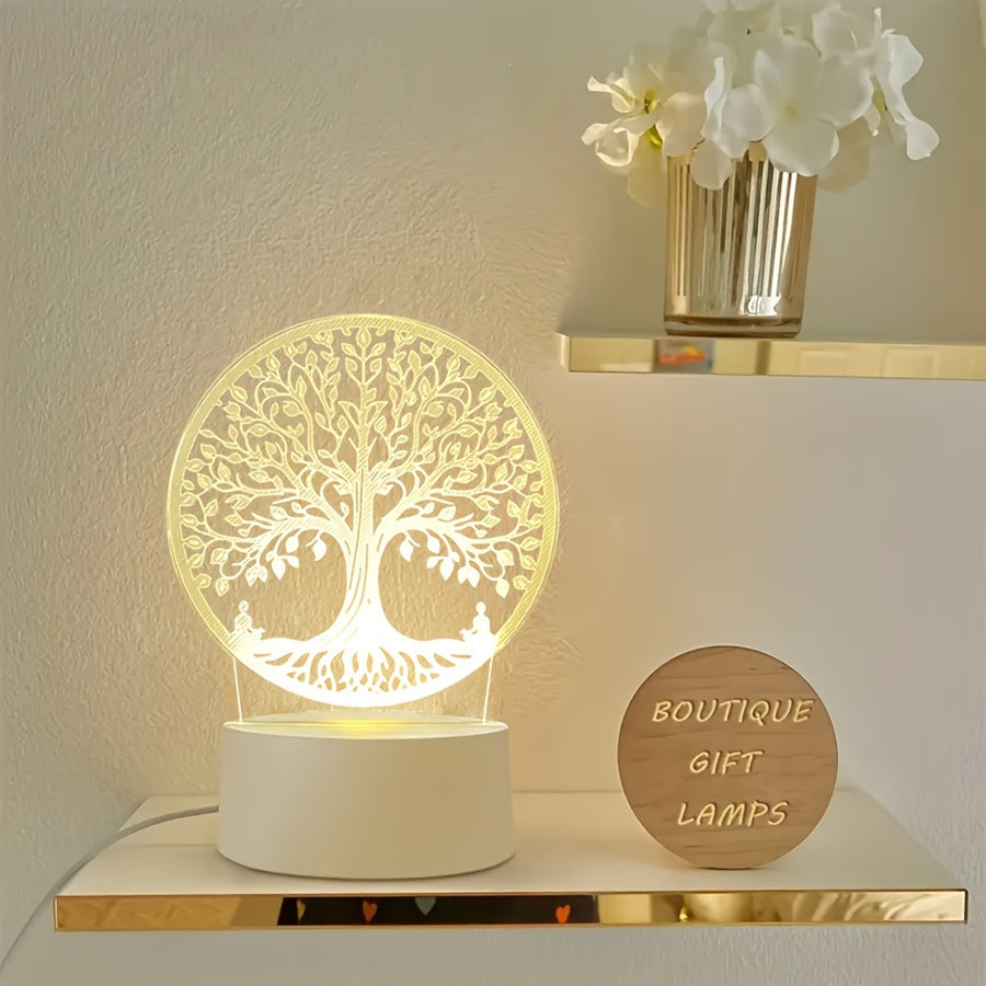 Skorter | BoomLamp - 3D Acrylic Night Lamp USB-Powered
