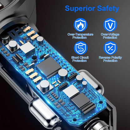 Skorter | 21W 3-in-1 Retractable Image Phone Charger