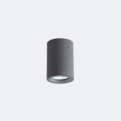Skorter | Cement Cylinder LED Ceiling Lamp - Minimalist Design