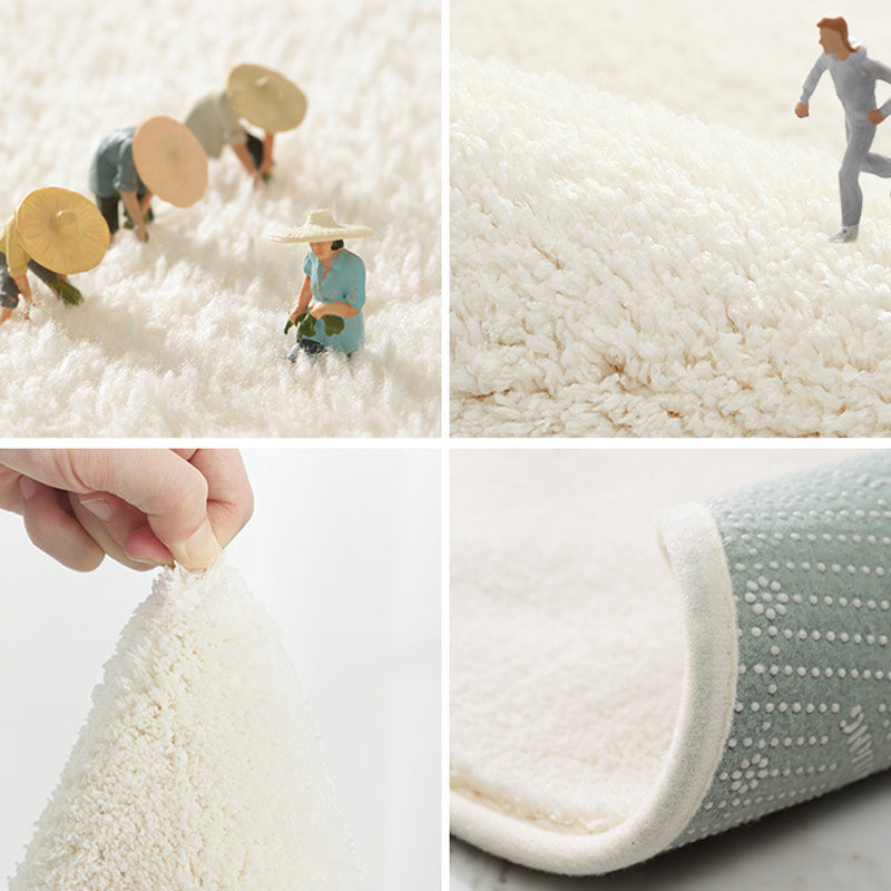 Skorter | Cute Kids Room Carpet Multi color Plant Printed Area Rug Polyester Non-Slip Rug Machine Washable Carpet