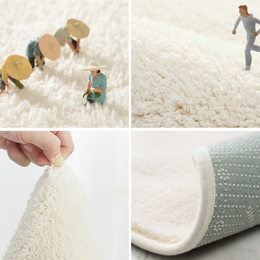 Skorter | Cute Kids Room Carpet Multi color Plant Printed Area Rug Polyester Non-Slip Rug Machine Washable Carpet