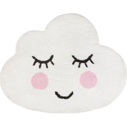 Skorter | Creative Kids Room Carpet Multicolored Cartoon Printed Carpet Cotton Blend Pet Friendly Machine Washable Carpet