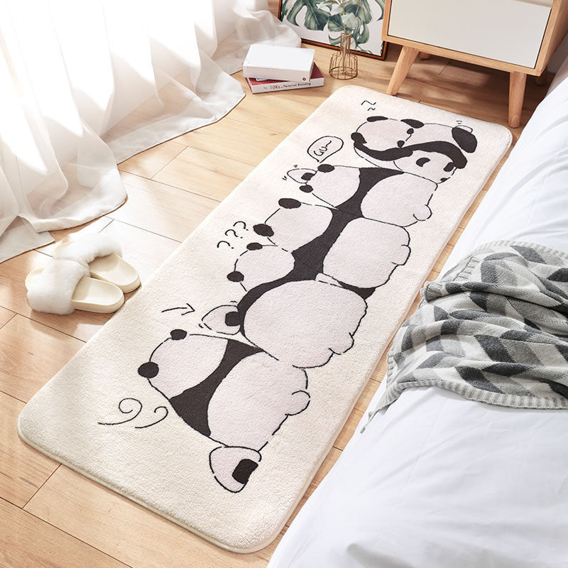 Skorter | Colorful beautiful carpet polypropylene cartoon animal pattern rug non-slip washable area rug for children's bedroom