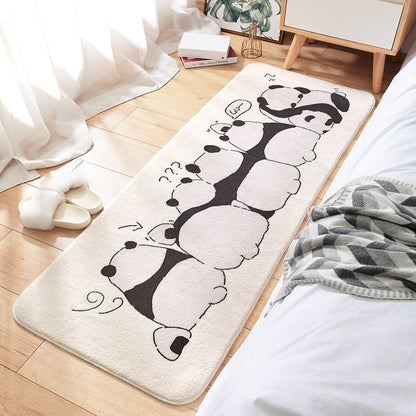 Skorter | Colorful beautiful carpet polypropylene cartoon animal pattern rug non-slip washable area rug for children's bedroom
