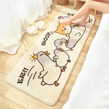 Skorter | Colorful beautiful carpet polypropylene cartoon animal pattern rug non-slip washable area rug for children's bedroom