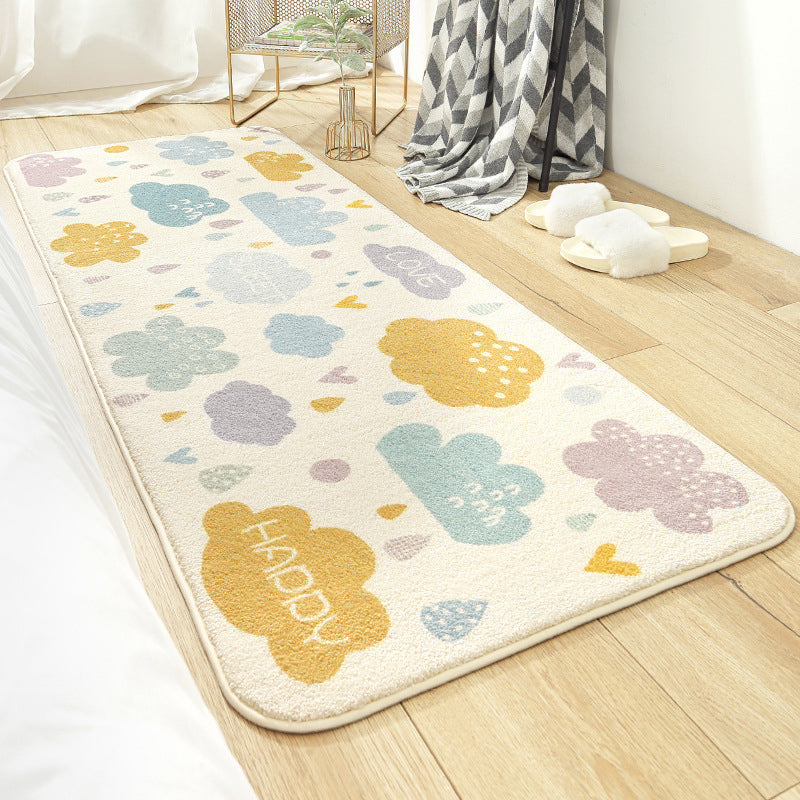 Skorter | Colorful beautiful carpet polypropylene cartoon animal pattern rug non-slip washable area rug for children's bedroom