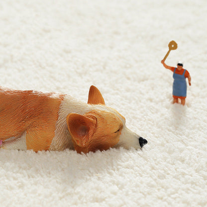 Skorter | Comfort Children's Room Carpet Multicolored Cartoon Animal Area Rug Synthetic Easy Care Pet-Friendly Rug