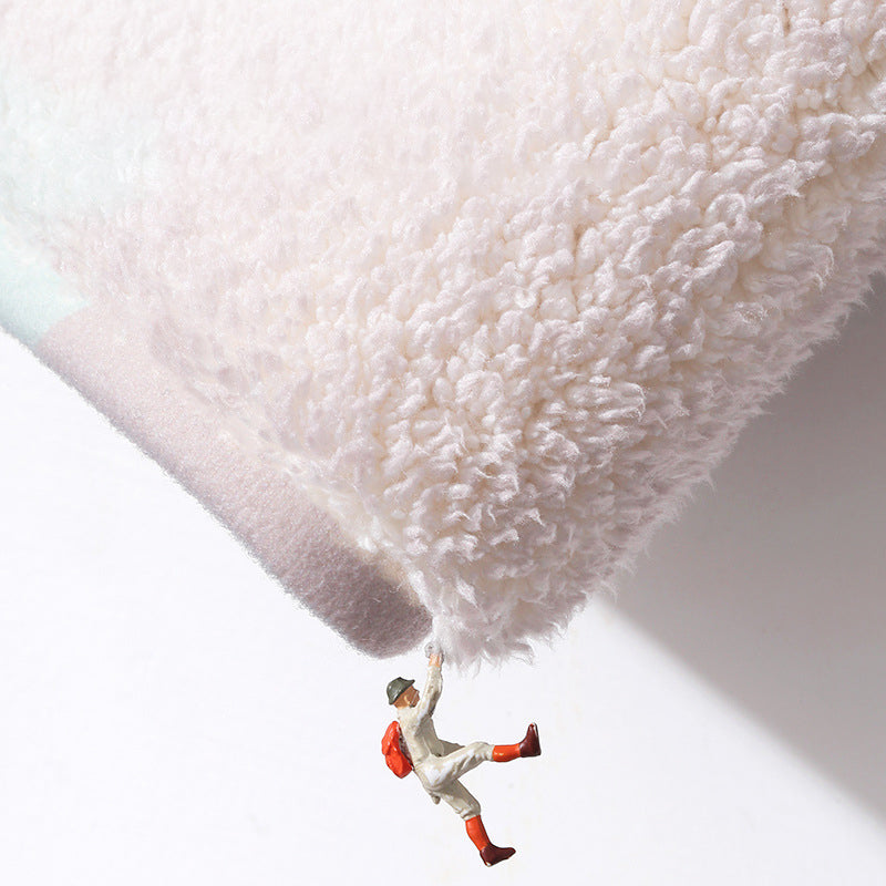 Skorter | Comfort Children's Room Carpet Multicolored Cartoon Animal Area Rug Synthetic Easy Care Pet-Friendly Rug