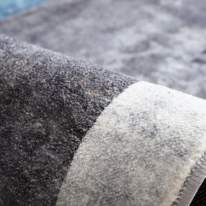 Skorter | Casual abstract patterned rug Multicolored cotton blend rug pet-friendly washable indoor rug for bedroom