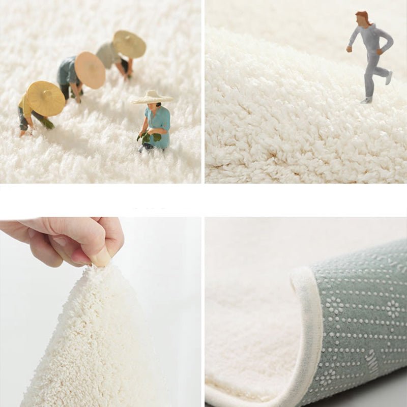 Skorter | Creative Cartoon Plant Pattern Carpet Multicolored Polyester Carpet Non-slip Backing Pet-friendly Carpet for Children's Room