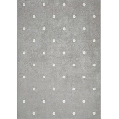 Skorter | Colorful Kids Room Rug Comfort Polka Dot Print Rug Cotton Blend Pet Friendly Washable Rug