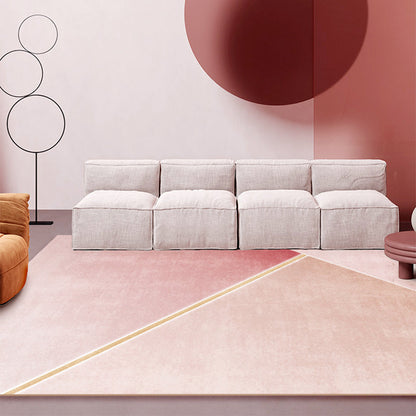 Skorter | Casual Multicolor Abstract Rug Mixed Luxury Area Rug Non-Slip Washable Pet-Friendly Rug for the Living Room