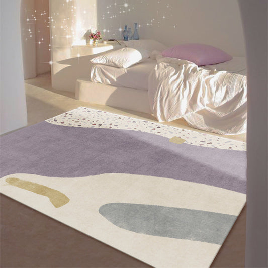 Skorter | Creative Decoration Rug Multicolored Abstract Printed Indoor Rug Synthetic Non-Slip Backing Pet-Friendly Rug