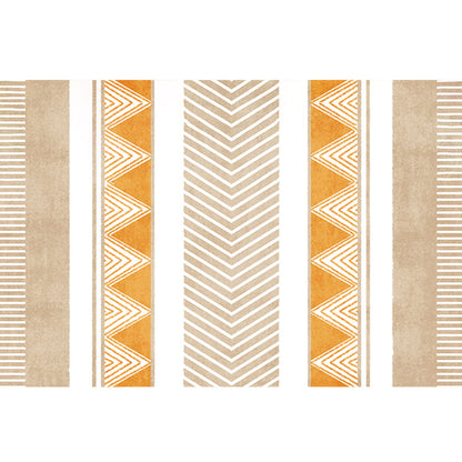 Skorter | Creative Abstract Printed Carpet Multicolored Polypropylene Indoor Carpet Pet-Friendly Non-Slip Carpet for Rooms