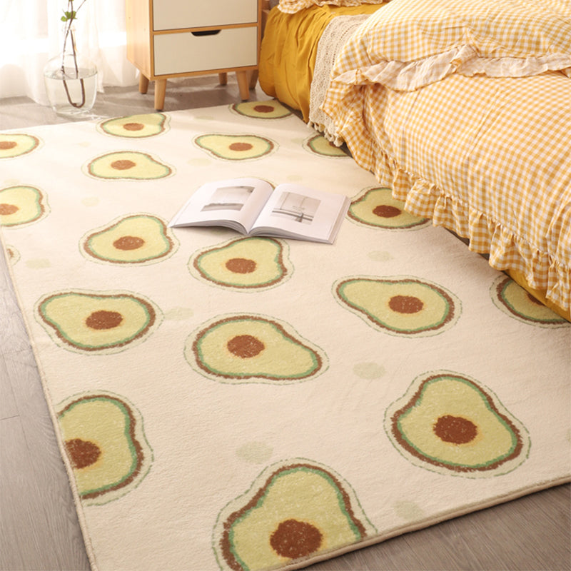 Skorter | Colorful Comfort Carpet Polypropylene Cartoon Pattern Rug Non-Slip Back Easy Care Washable Rug for Kids