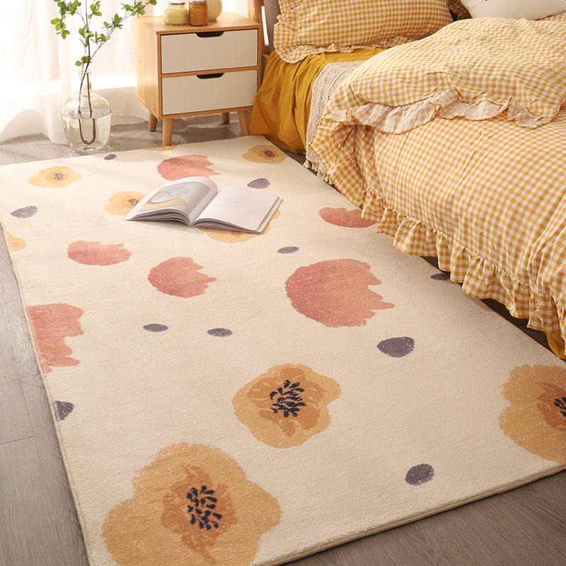 Skorter | Colorful Comfort Carpet Polypropylene Cartoon Pattern Rug Non-Slip Back Easy Care Washable Rug for Kids