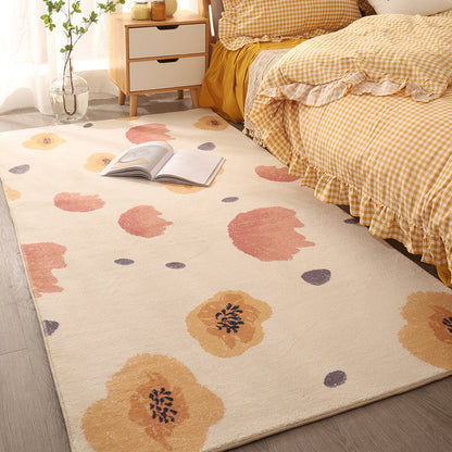 Skorter | Colorful Comfort Carpet Polypropylene Cartoon Pattern Rug Non-Slip Back Easy Care Washable Rug for Kids