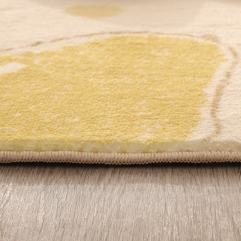 Skorter | Colorful Comfort Carpet Polypropylene Cartoon Pattern Rug Non-Slip Back Easy Care Washable Rug for Kids