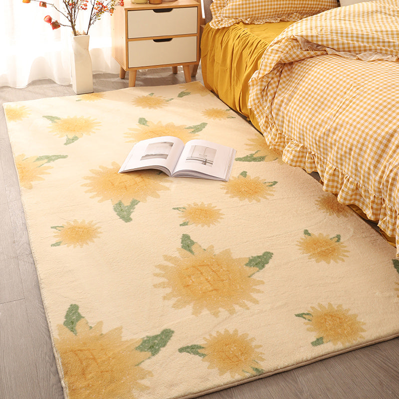 Skorter | Colorful Comfort Carpet Polypropylene Cartoon Pattern Rug Non-Slip Back Easy Care Washable Rug for Kids