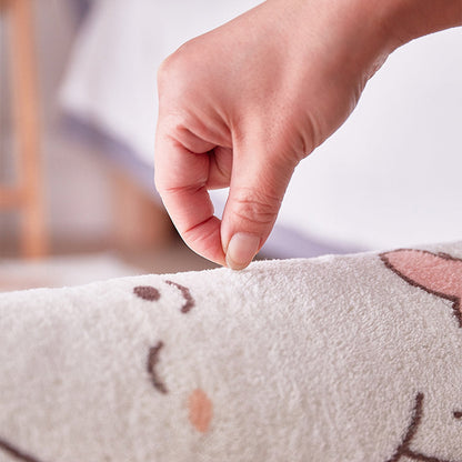 Skorter | Beautiful calming rug Multicolored cartoon animal print indoor rug non-slip machine washable rug for the children's room