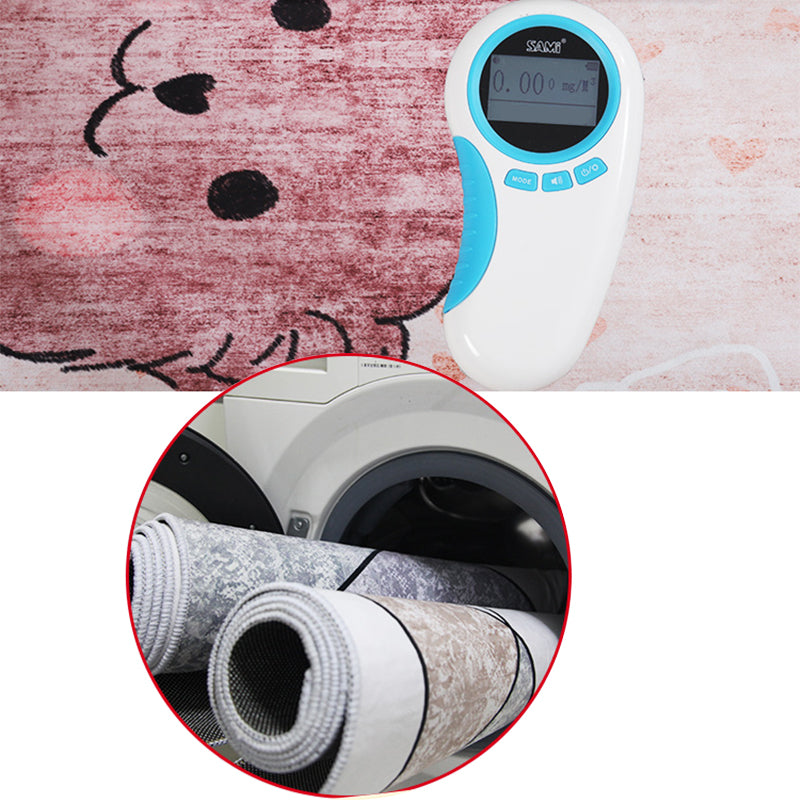 Skorter | Beautiful multi-colored children's room rug with cartoon animal print rug polypropylene non-slip backing washable rug