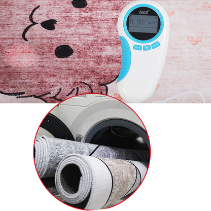 Skorter | Beautiful multi-colored children's room rug with cartoon animal print rug polypropylene non-slip backing washable rug