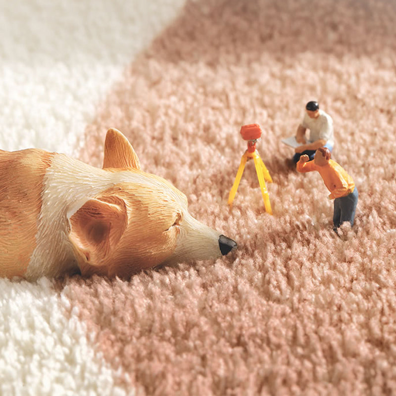 Skorter | Comfort Geometric Pattern Carpet Multicolor Acrylic Carpet Non-Slip Back Washable Carpet for Home