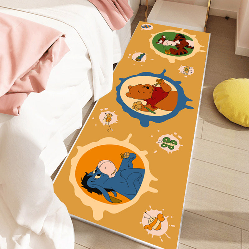 Skorter | Beautiful children's room rug Multicolored fairy tale pattern rug Polyester Non-slip Washable Pet-friendly rug