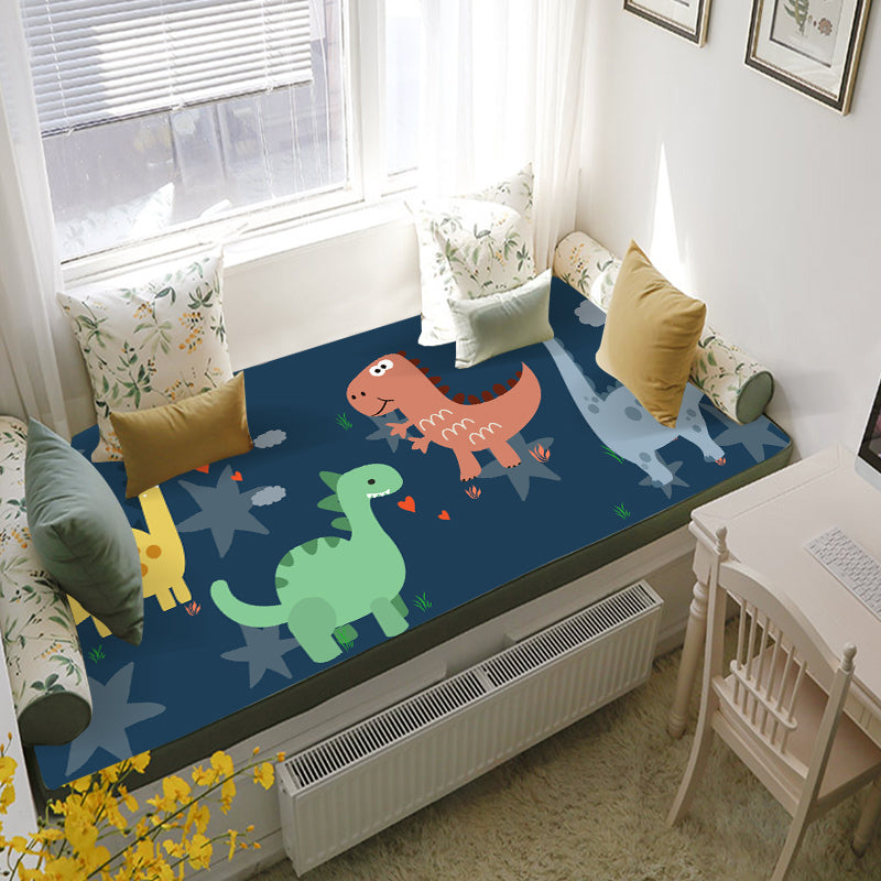 Skorter | Beautiful children's room rug Multicolored fairy tale pattern rug Polyester Non-slip Washable Pet-friendly rug