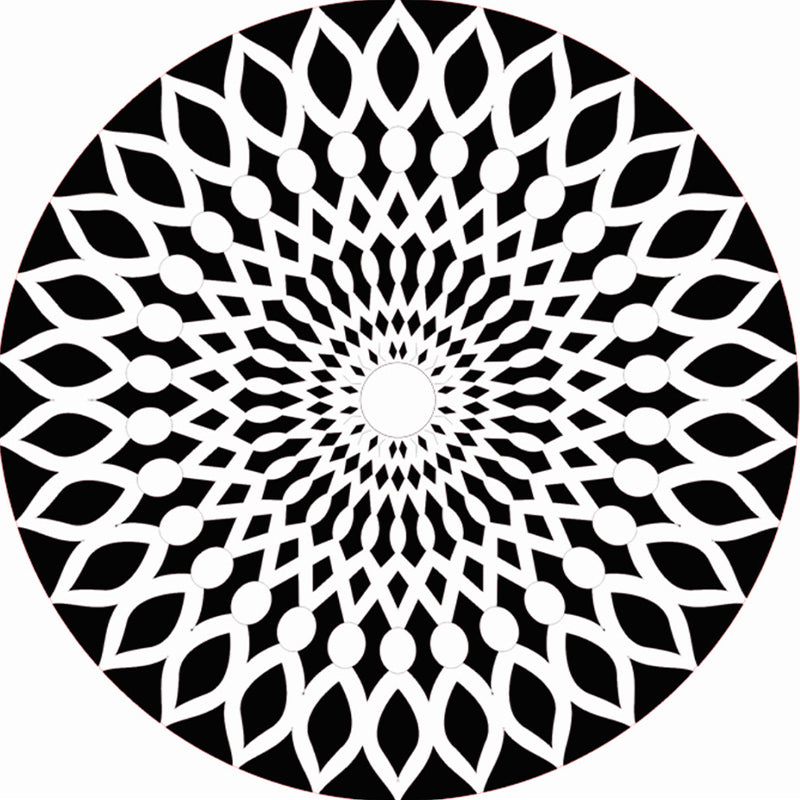 Skorter | Colorful Living Room Rug Funky 3D Geometric Rug for Indoors Synthetic Non-Slip Back Washable Rug