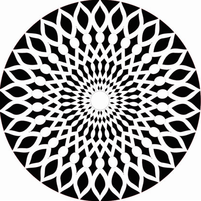 Skorter | Colorful Living Room Rug Funky 3D Geometric Rug for Indoors Synthetic Non-Slip Back Washable Rug