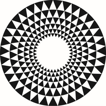 Skorter | Colorful Living Room Rug Funky 3D Geometric Rug for Indoors Synthetic Non-Slip Back Washable Rug