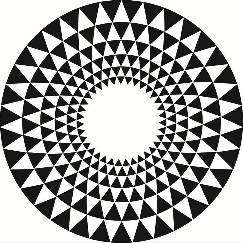 Skorter | Colorful Living Room Rug Funky 3D Geometric Rug for Indoor Use Synthetic Non-Slip Back Washable Rug