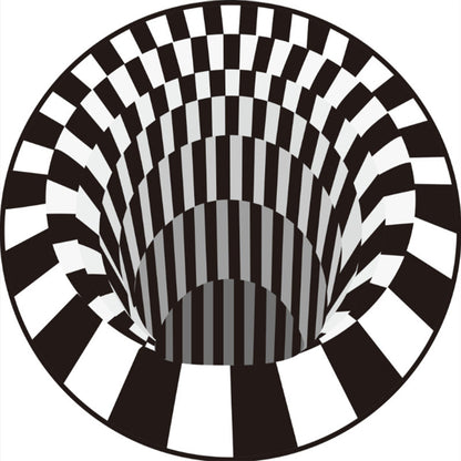 Skorter | Colorful Living Room Rug Funky 3D Geometric Rug for Indoors Synthetic Non-Slip Back Washable Rug