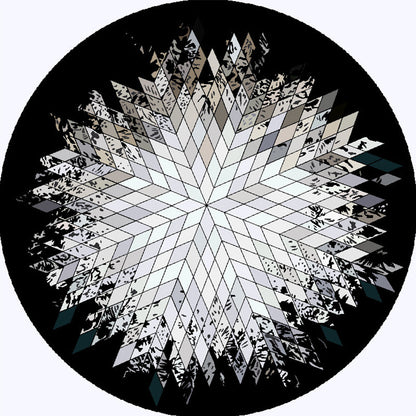 Skorter | Colorful Living Room Rug Funky 3D Geometric Rug for Indoors Synthetic Non-Slip Back Washable Rug