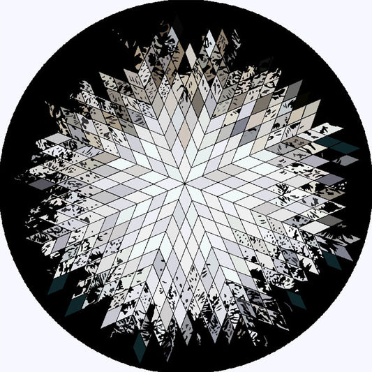 Skorter | Colorful Living Room Rug Funky 3D Geometric Rug for Indoor Use Synthetic Non-Slip Back Washable Rug