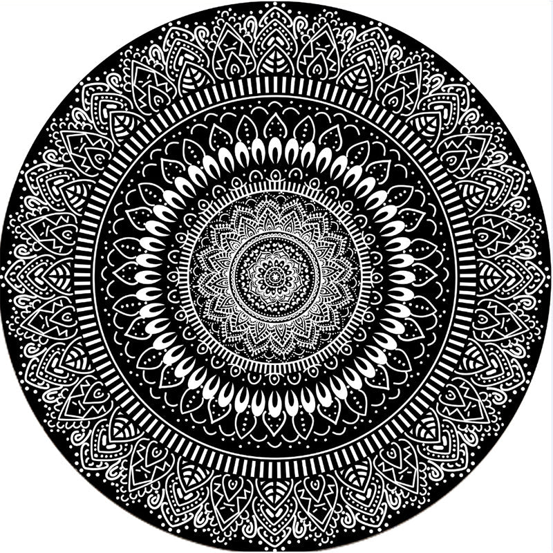 Skorter | Colorful Living Room Rug Funky 3D Geometric Rug for Indoor Use Synthetic Non-Slip Back Washable Rug